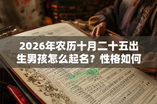 2026年农历十月二十五出生男孩怎么起名?性格如何? 2026年农历十月二十五出生男孩怎么起名?性格如何?