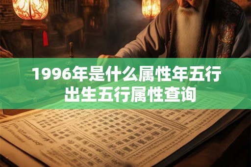 1996年是什么属性年五行  出生五行属性查询