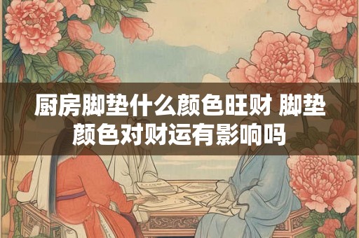 厨房脚垫什么颜色旺财 脚垫颜色对财运有影响吗