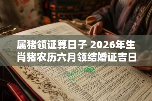 属猪领证算日子 2026年生肖猪农历六月领结婚证吉日 属猪领证算日子 2026年生肖猪农历六月领结婚证吉日
