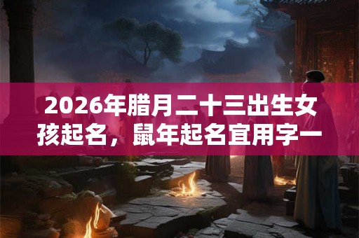 2026年腊月二十三出生女孩起名，鼠年起名宜用字一览！