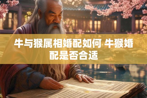 牛与猴属相婚配如何 牛猴婚配是否合适
