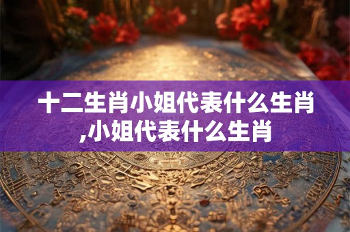十二生肖小姐代表什么生肖,小姐代表什么生肖