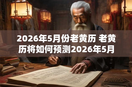 2026年5月份老黄历 老黄历将如何预测2026年5月