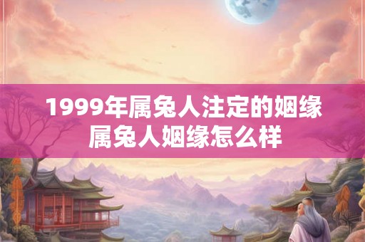 1999年属兔人注定的姻缘 属兔人姻缘怎么样