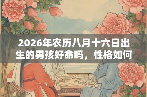 2026年农历八月十六日出生的男孩好命吗，性格如何？