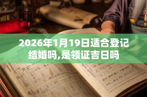 2026年1月19日适合登记结婚吗,是领证吉日吗