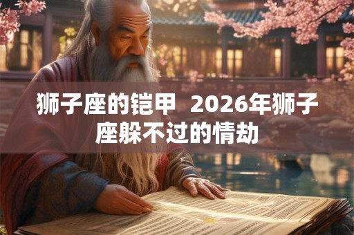 狮子座的铠甲 2026年狮子座躲不过的情劫 狮子座的铠甲 2026年狮子座躲不过的情劫