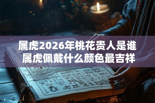 属虎2026年桃花贵人是谁 属虎佩戴什么颜色最吉祥呢