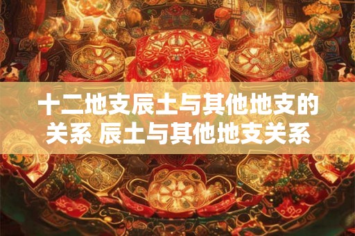 十二地支辰土与其他地支的关系 辰土与其他地支关系如何