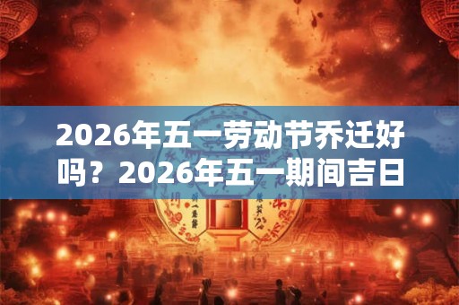 2026年五一劳动节乔迁好吗？2026年五一期间吉日