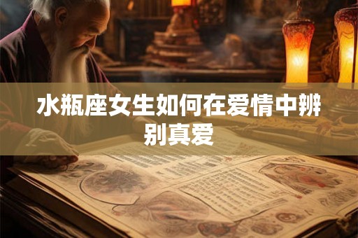 水瓶座女生如何在爱情中辨别真爱