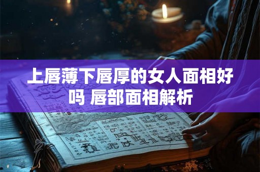 上唇薄下唇厚的女人面相好吗 唇部面相解析