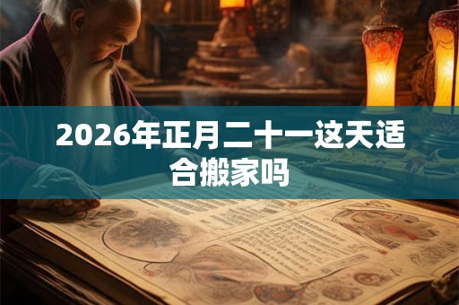 2026年正月二十一这天适合搬家吗