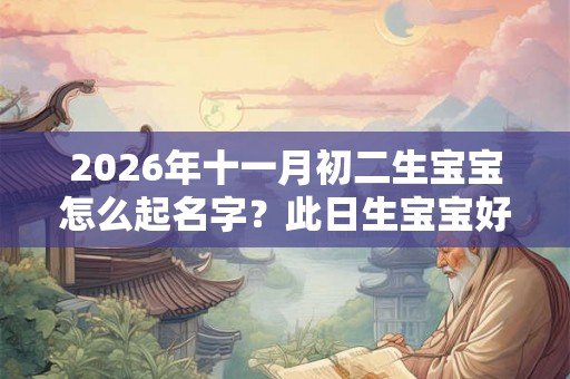 2026年十一月初二生宝宝怎么起名字？此日生宝宝好命吗？