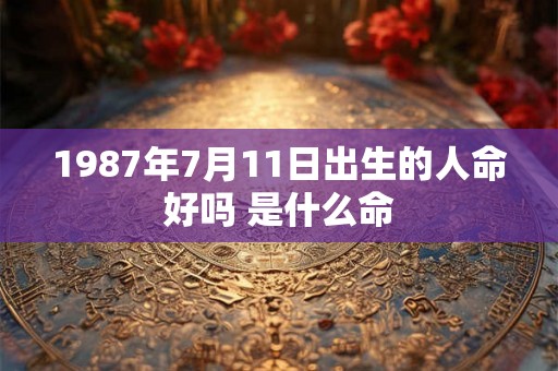 1987年7月11日出生的人命好吗 是什么命