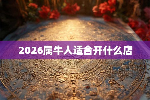 2026属牛人适合开什么店