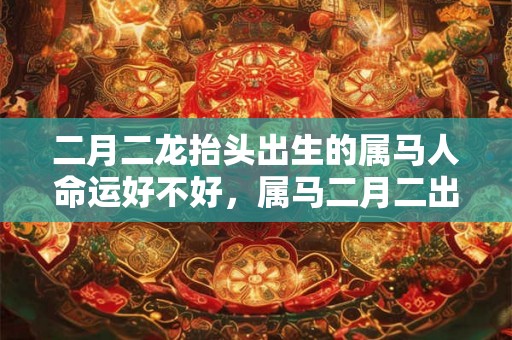 二月二龙抬头出生的属马人命运好不好，属马二月二出生好吗？