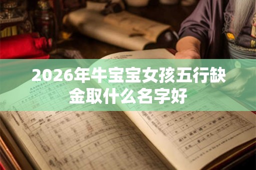 2026年牛宝宝女孩五行缺金取什么名字好