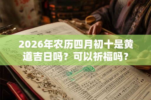 2026年农历四月初十是黄道吉日吗？可以祈福吗？