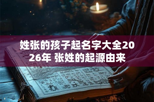姓张的孩子起名字大全2026年 张姓的起源由来