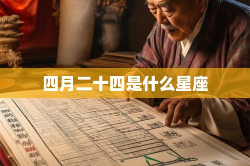 四月二十四是什么星座 四月二十四是什么星座