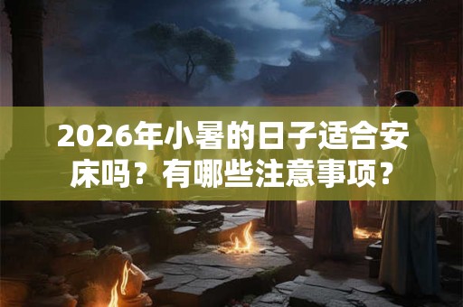2026年小暑的日子适合安床吗？有哪些注意事项？
