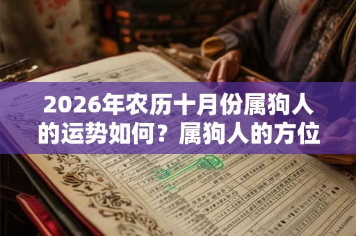 2026年农历十月份属狗人的运势如何？属狗人的方位禁忌