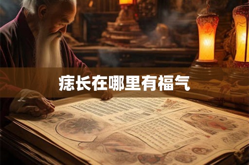 痣长在哪里有福气