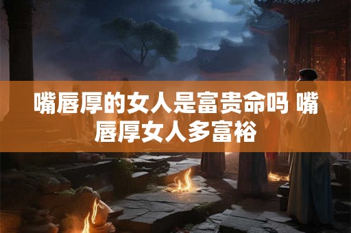 嘴唇厚的女人是富贵命吗 嘴唇厚女人多富裕