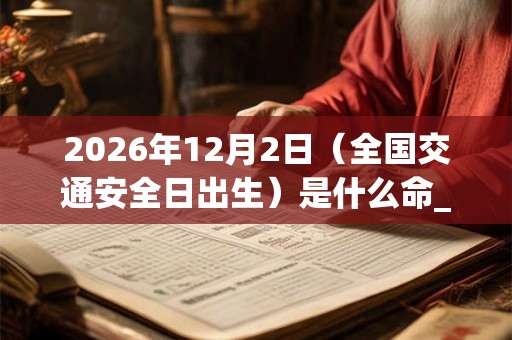 2026年12月2日（全国交通安全日出生）是什么命_命运如何