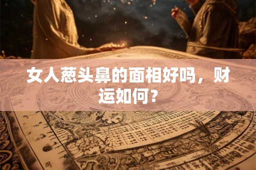 女人葱头鼻的面相好吗,财运如何? 女人葱头鼻的面相好吗,财运如何?