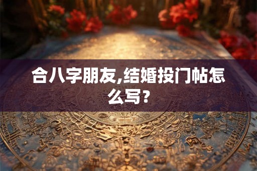 合八字朋友,结婚投门帖怎么写？