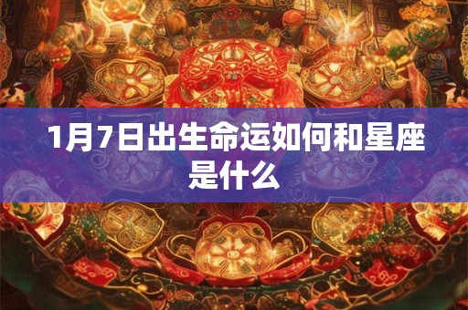 1月7日出生命运如何和星座是什么