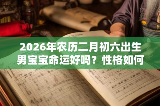 2026年农历二月初六出生男宝宝命运好吗？性格如何？
