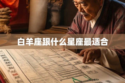 白羊座跟什么星座最适合