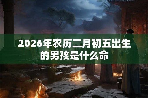 2026年农历二月初五出生的男孩是什么命