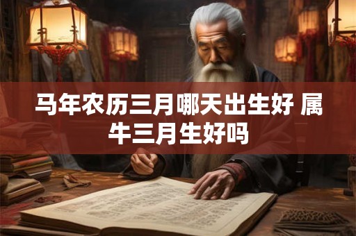 马年农历三月哪天出生好 属牛三月生好吗