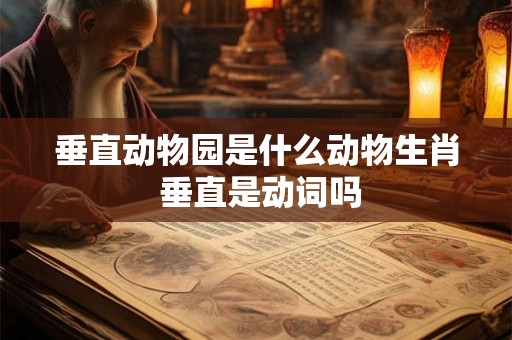 垂直动物园是什么动物生肖 垂直是动词吗