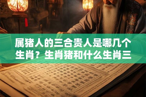 属猪人的三合贵人是哪几个生肖？生肖猪和什么生肖三合？