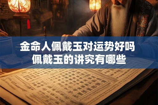金命人佩戴玉对运势好吗 佩戴玉的讲究有哪些