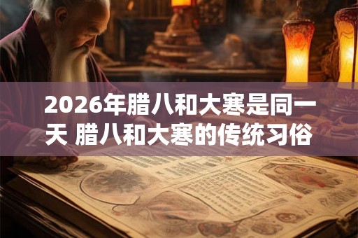 2026年腊八和大寒是同一天 腊八和大寒的传统习俗