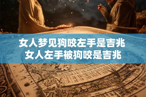 女人梦见狗咬左手是吉兆 女人左手被狗咬是吉兆 女人梦见狗咬左手是吉兆 女人左手被狗咬是吉兆