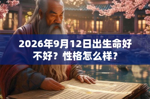 2026年9月12日出生命好不好？性格怎么样？