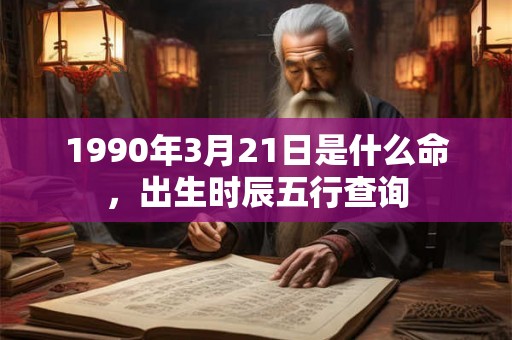 1990年3月21日是什么命，出生时辰五行查询