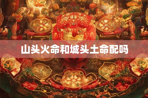 山头火命和城头土命配吗