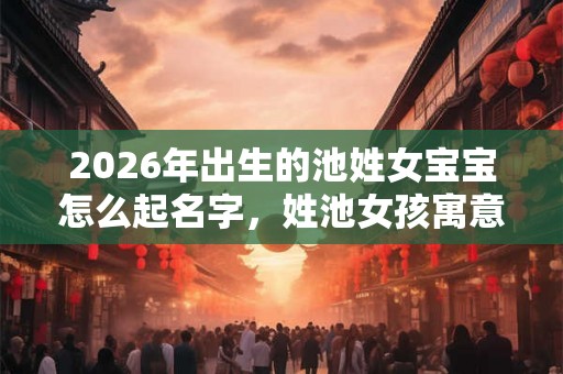 2026年出生的池姓女宝宝怎么起名字,姓池女孩寓意好的名字 2026年出生的池姓女宝宝怎么起名字,姓池女孩寓意好的名字
