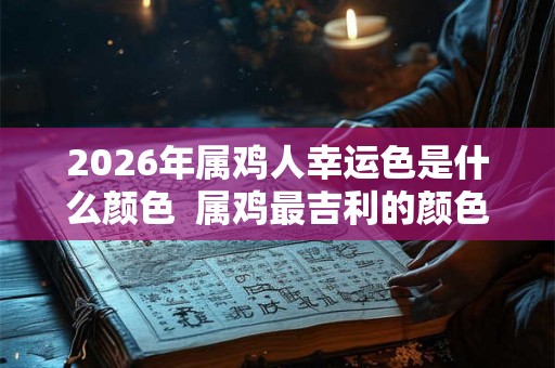 2026年属鸡人幸运色是什么颜色  属鸡最吉利的颜色
