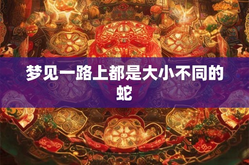 梦见一路上都是大小不同的蛇