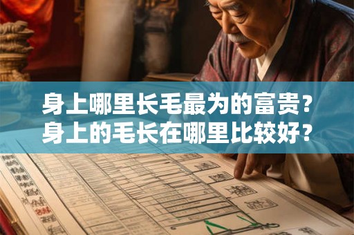身上哪里长毛最为的富贵？身上的毛长在哪里比较好？
